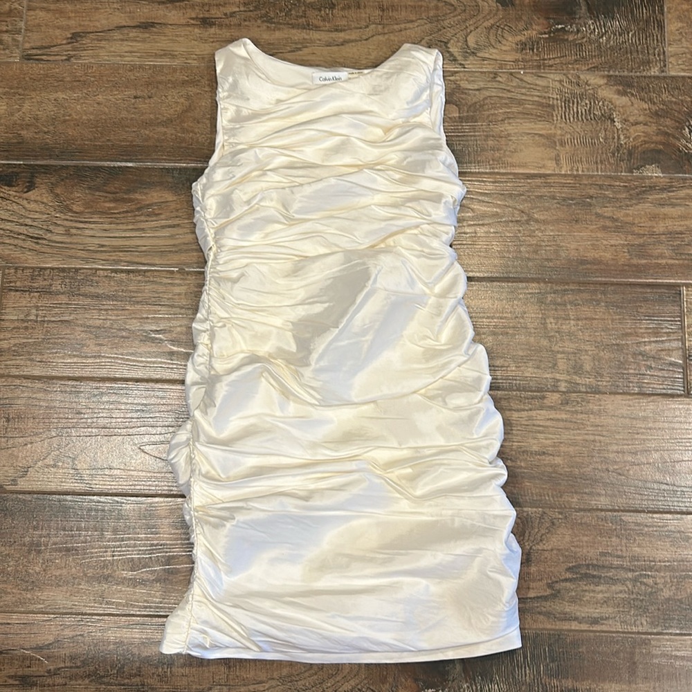Calvin Klein white dress